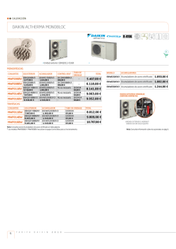 DAIKIN ALTHERMA MONOBLOC