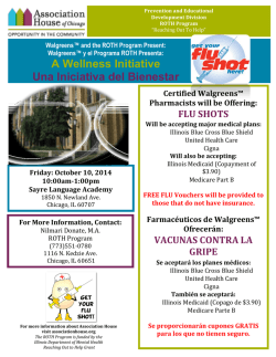 A Wellness Initiative Una Iniciativa del Bienestar - Sayre FFO