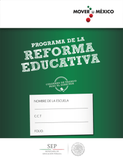 cuaderno de trabajo para el director escuela regular