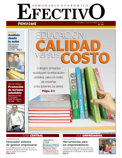 EDUCACI&Oacute;N versus - Prensa Libre