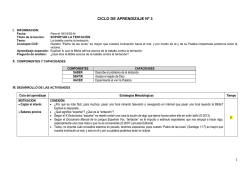 CICLO DE APRENDIZAJE N&ordm; 3 - Recursos Escuela Sabatica