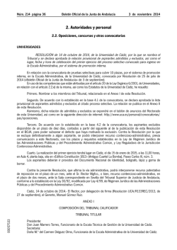2. Autoridades y personal - Junta de Andaluc&iacute;a