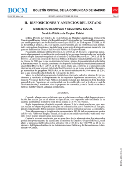 PDF (BOCM-20141016-31 -5 p&aacute;gs -137 Kbs) - Sede Electr&oacute;nica del