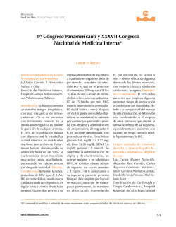 1er Congreso Panamericano y xxxVII Congreso nacional de