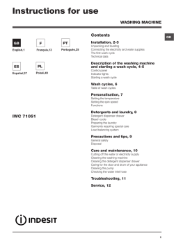 Instructions for use