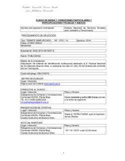 Instituto Nacional de Servicios Sociales para Jubilados y - Pami