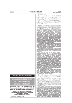 Resoluci&oacute;n de Consejo Directivo Osinergmin N&deg; 214-2014-OS-CD