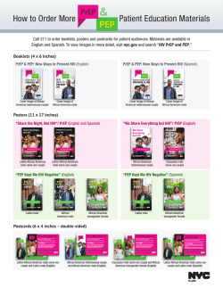 How to Order More Patient Education Materials - NYC.gov