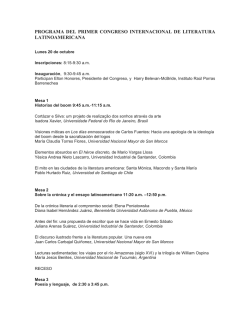 programa - Universidad Nacional Mayor de San Marcos