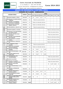 GRADO EN GEOGRAF&Iacute;A E HISTORIA (6701) - UNED