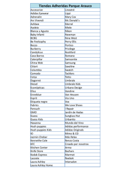 Tiendas Adheridas Parque Arauco - Banco de Chile