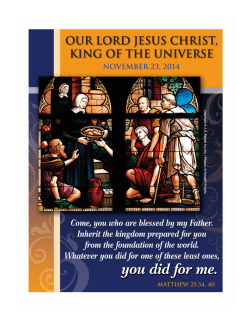 Saint Agnes Catholic Church - E-churchbulletins.com