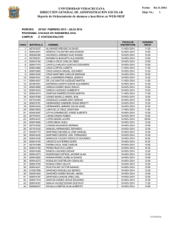 ingenier&iacute;a civil - Universidad Veracruzana