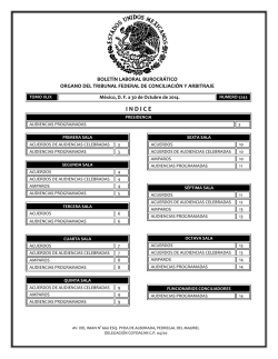 30 - Tribunal Federal de Conciliaci&oacute;n y Arbitraje