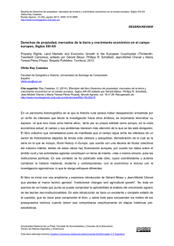 Derechos de propiedad, mercados de la tierra y - Blog de la AMHE