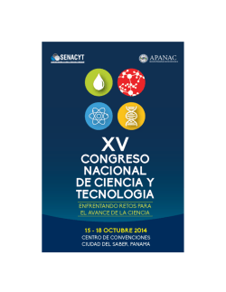 Libro del XV Congreso Nacional de Ciencia y Tecnolog&iacute;a - Apanac
