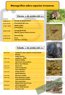 Monogr&aacute;fico sobre especies invasoras - Encastillalamancha