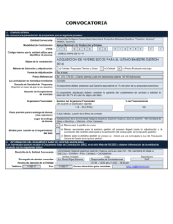 CONVOCATORIA