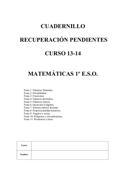 mate 1&ordm; ESO