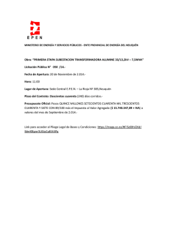 Licitaci&oacute;n P&uacute;blica N&deg; 050 /14. - Ente Provincial de Energ&iacute;a del