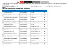 IE: TOMAS ALVA EDISON 1179 DIA: VIERNES 24/10/14 - Ugel 05