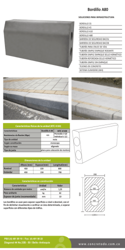 Ficha t&eacute;cnica del producto - Concretodo