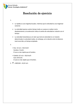 Resoluci&oacute;n de ejercicio - Innova Schools