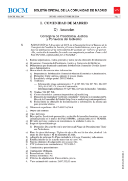 D) Anuncios - Sede Electr&oacute;nica del Boletin Oficial de la Comunidad