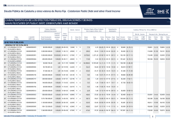 Deuda P&uacute;blica de Catalu&ntilde;a y otros valores de - Bolsa de Madrid