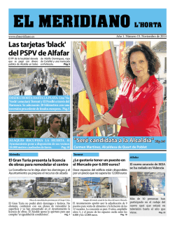 Las tarjetas black del PSPV de Alfafar - El Meridiano LHorta