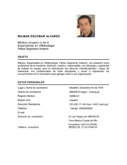 Descargar HV - Dr. Wilmar Escobar Alvarez
