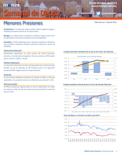 Semanal de Deuda: Menores Presiones - Monex