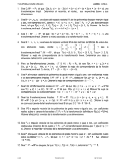 una transformaci&oacute;n lineal - P&aacute;ginas Personales UNAM