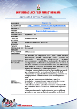 Ingenier&iacute;a Civil