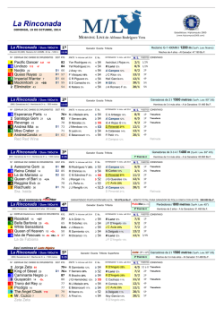 La Rinconada - hipicodeportivo
