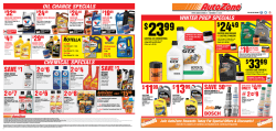 oil change specials - AutoZone