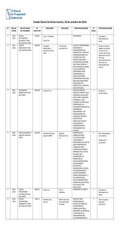 ED 28-10-2014 - Tribunal de Propiedad Industrial