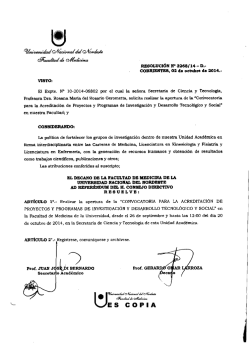 0108~10 D~F~ECTI~O RE - Facultad de Medicina