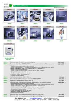 Dens&iacute;metros Digitales GIS IBERICA S.L.