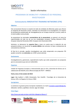 agenda - Horizonte 2020