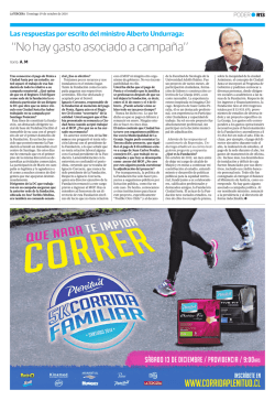 &ldquo;No hay gasto asociado a campa&ntilde;a&rdquo; - Papel Digital