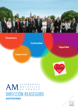 DIRECCI&Oacute;N REASEGURO - Covea