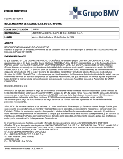 2014/10/20 unifin todas las series unifin financiera, s.a.p.i. de c.v.