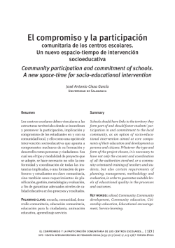 El compromiso y la participaci&oacute;n - Dialnet