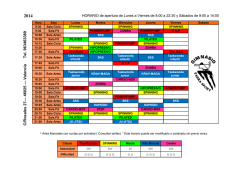 OCTUBRE 2014 - Gimnasio Fabra Sport