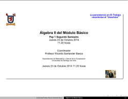 Materia - Ricardo Santander Baeza - Universidad de Santiago