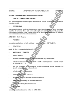1 IBNORCA ANTEPROYECTO DE NORMA BOLIVIANA APNB