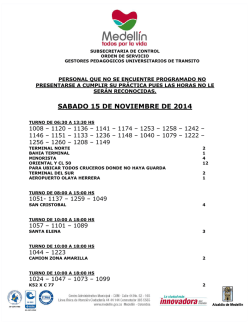 Programaci&oacute;n fin de semana