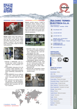 VULCANIC TERMO- ELECTRICA S.L.U. - Fluidex