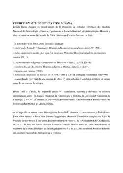 CV Dra. Leticia Mayola Reina Aoyama 4 - Foro Consultivo
